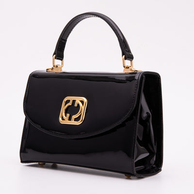Vinci Leather The Rosalinda Black Leather Handbag – product view 1