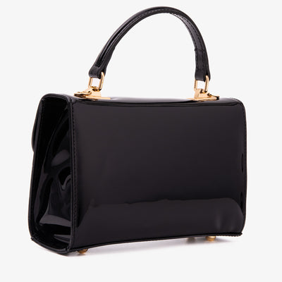 Vinci Leather The Rosalinda Black Leather Handbag – product view 5