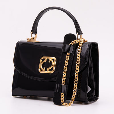 Vinci Leather The Rosalinda Black Leather Handbag – product view 2