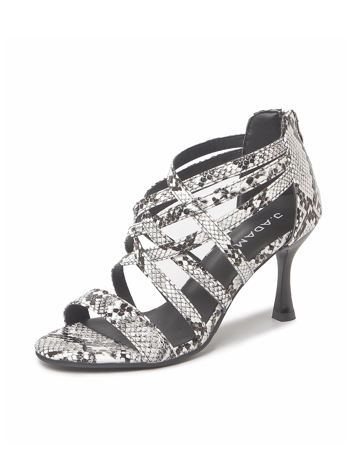 Carla | White/Black Snake
