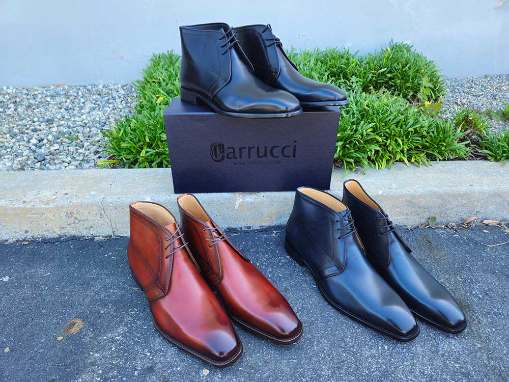 Carrucci Shoes KB50911 Burnished Calfskin Chukka Boot KB50911