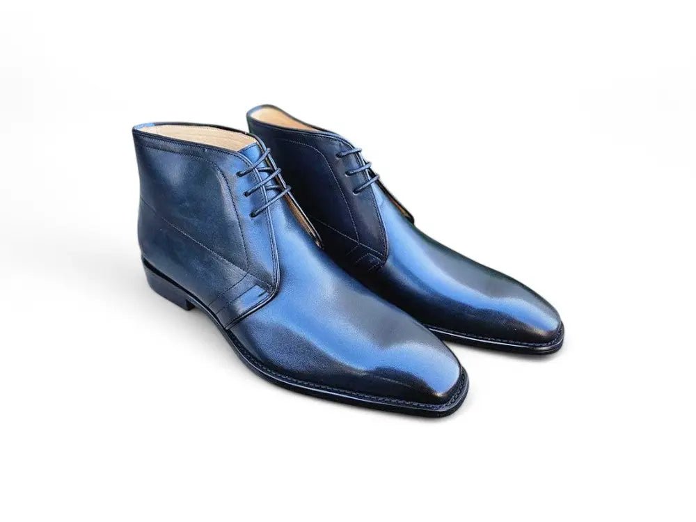 Carrucci Shoes KB50911 Burnished Calfskin Chukka Boot KB50911