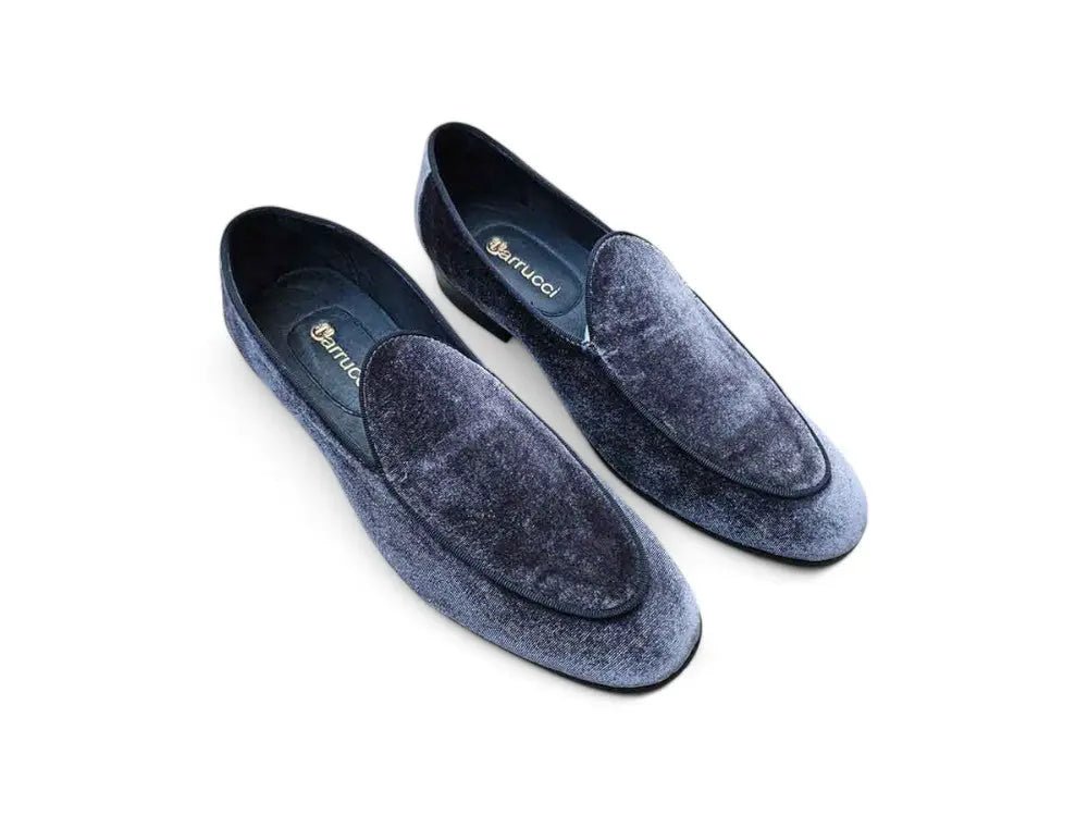 Carrucci Shoes Men's Velvet Prom Formal Shoe Elegant Classic