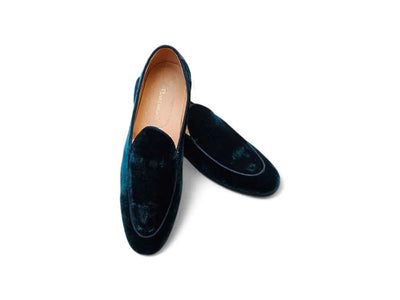 Carrucci Shoes Men's Velvet Prom Formal Shoe Elegant Classic