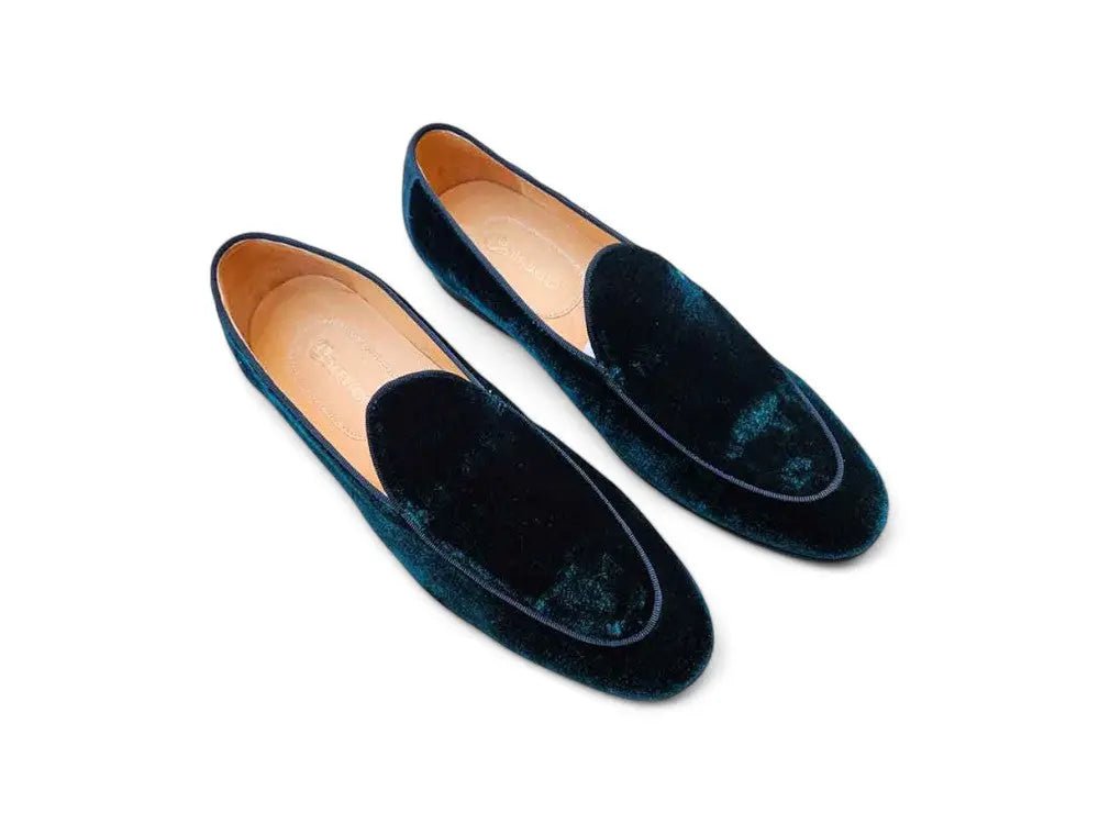 Carrucci Shoes Men's Velvet Prom Formal Shoe Elegant Classic