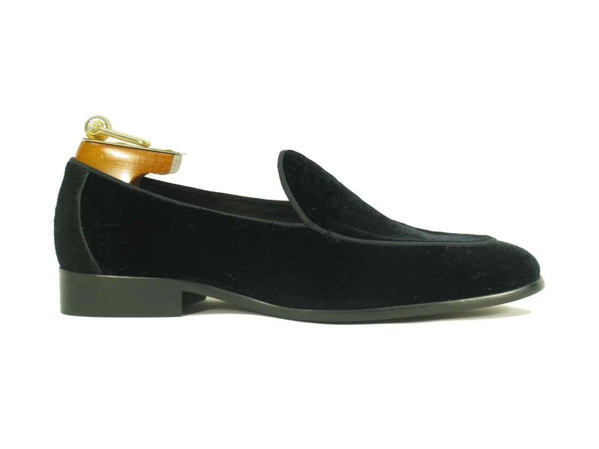 Carrucci Shoes Men's Velvet Prom Formal Shoe Elegant Classic