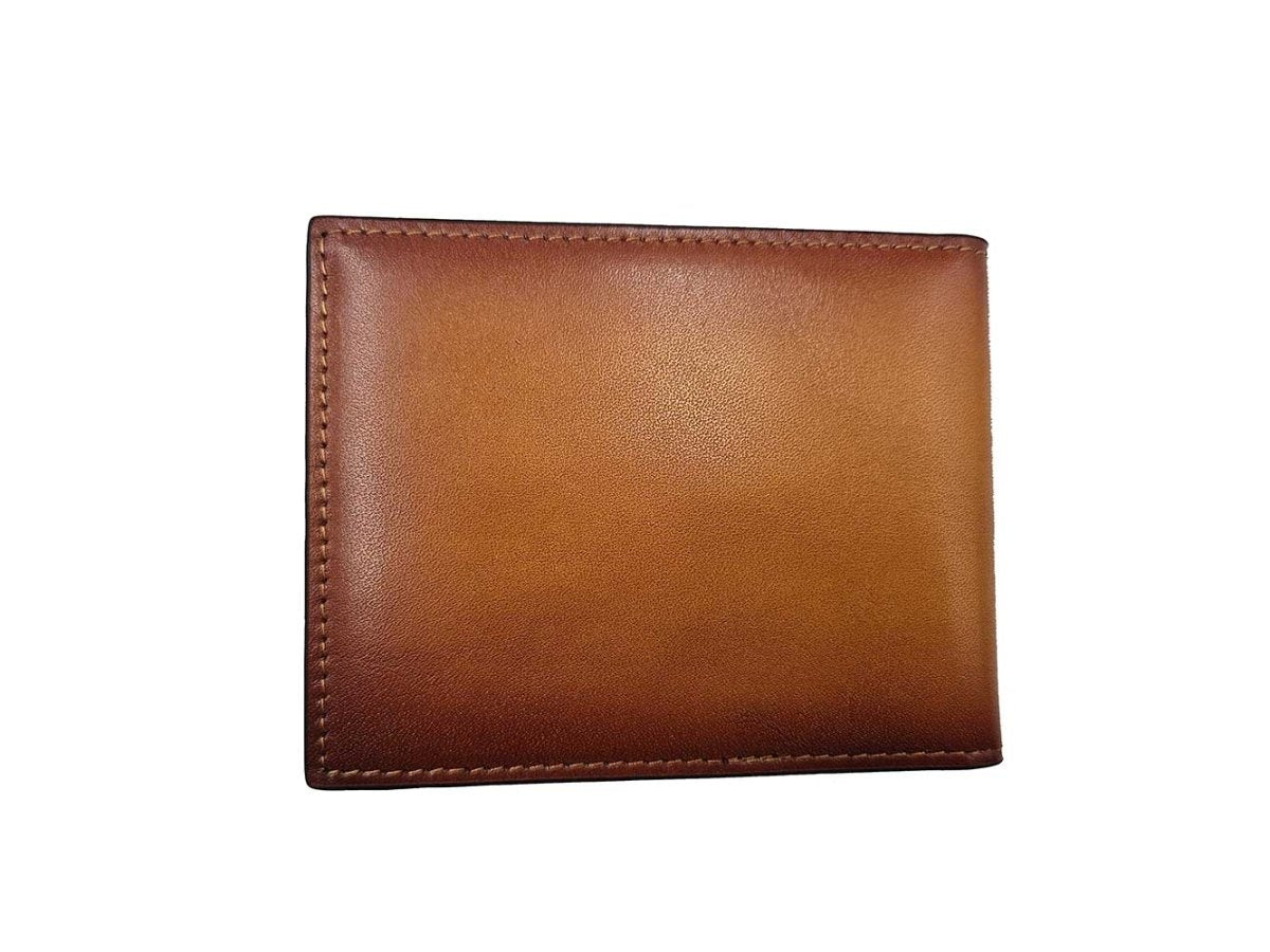 Carrucci Shoes Money Clip Bifold Wallet Calfskin Leather KC30001