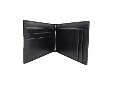 Carrucci Shoes Money Clip Bifold Wallet Calfskin Leather KC30001