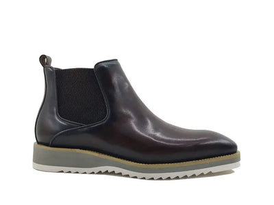Carrucci Shoes Patina Chelsea Men's Calfskin Leather KB51515