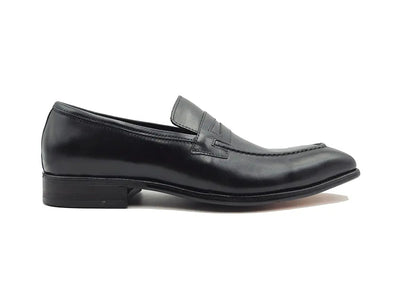 Carrucci Shoes Patina Finished Penny Loafer Men’s Leather Slip On