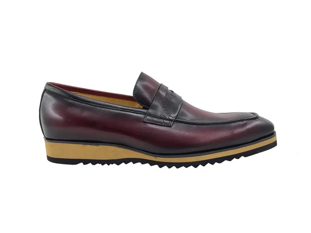 Carrucci Shoes Penny Loafer Leather Lightweight Sole KS51601