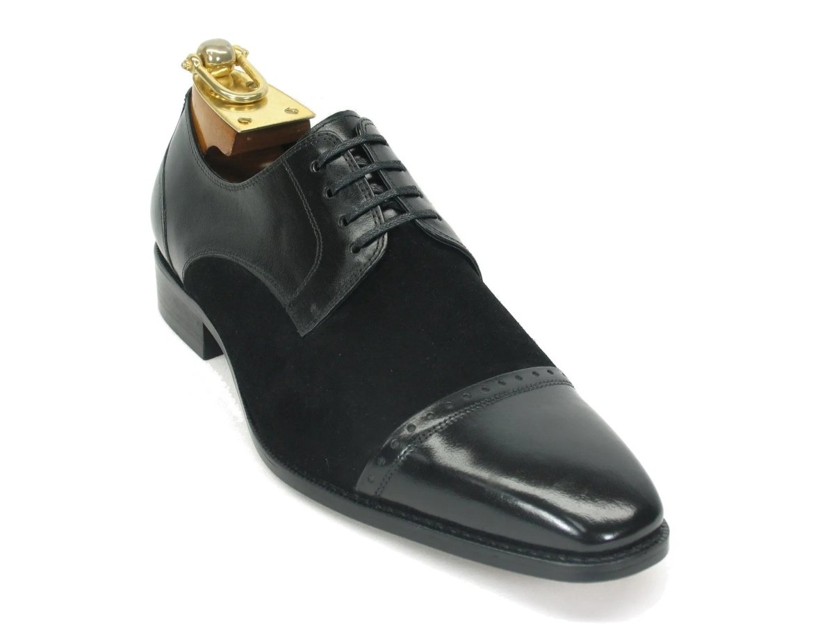 Carrucci Shoes Shoes Textured Leather Blucher Leather KS224003