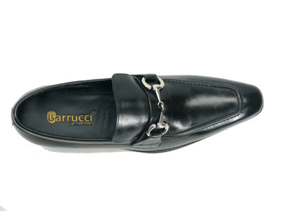 Carrucci Shoes Signature Buckle Loafer Men's Leather KS50302