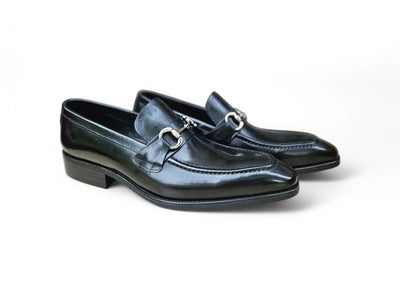 Carrucci Shoes Signature Buckle Loafer Men's Leather KS50302