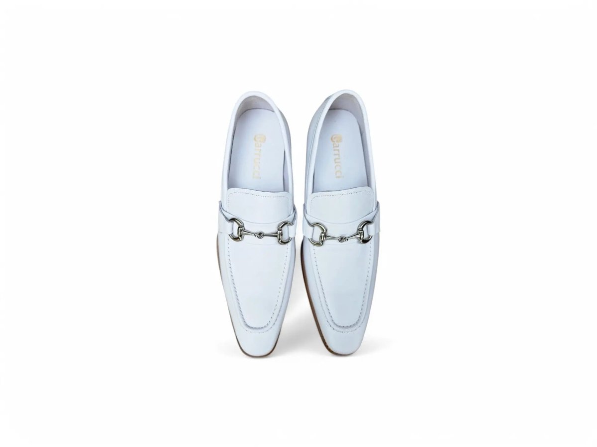 Carrucci Shoes Signature Buckle Loafer Men's Leather KS50302