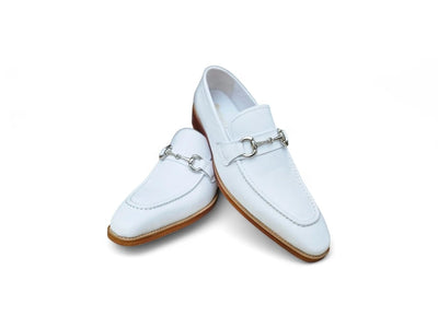Carrucci Shoes Signature Buckle Loafer Men's Leather KS50302