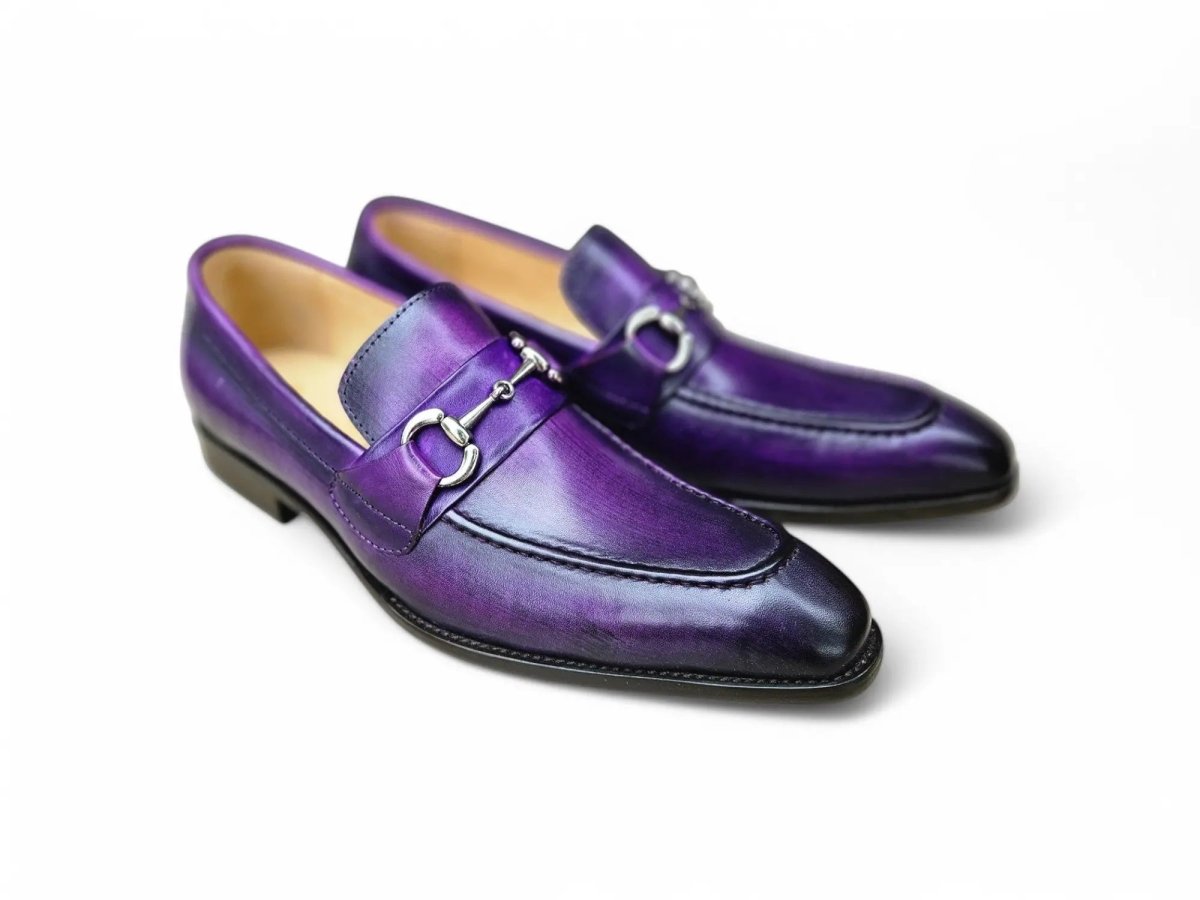 Carrucci Shoes Signature Buckle Loafer Men's Leather KS50302