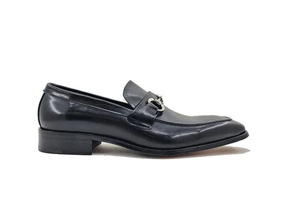 Carrucci Shoes Signature Buckle Loafer Men's Leather KS50302