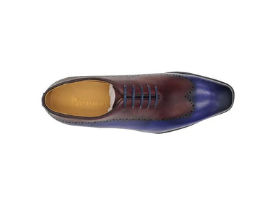 Carrucci Shoes Two Tone Oxford Men's Calfskin Leather KS51533T