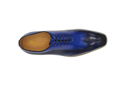 Carrucci Shoes Two Tone Oxford Men's Calfskin Leather KS51533T