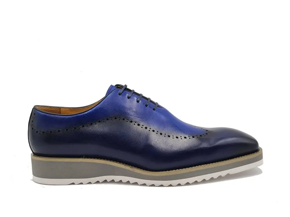 Carrucci Shoes Two Tone Oxford Men's Calfskin Leather KS51533T