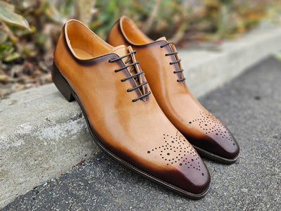 Carrucci Shoes Wholecut Calf Oxford Men's Leather KS50336