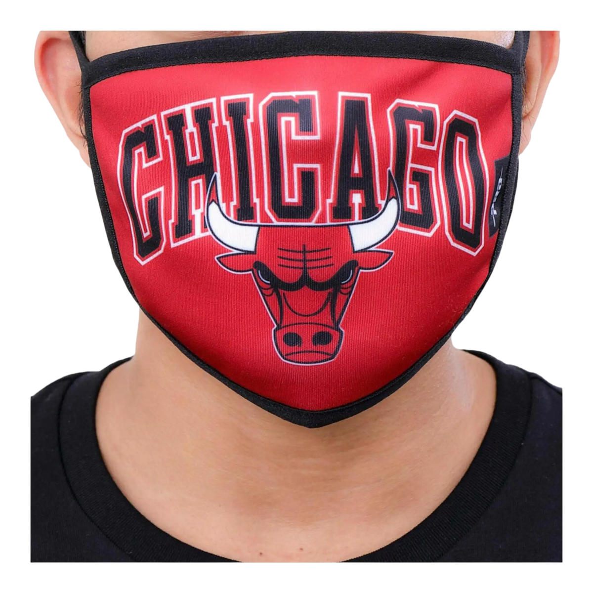Pro Standard NBA Chicago Bulls Face Covering Mask 2-Pack — Red – product view 1