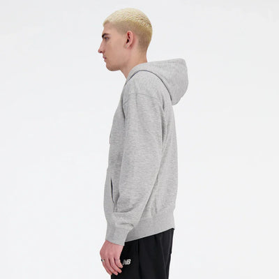 New Balance Sport Essentials Men's Full-Zip Hoodie — Gray