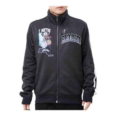 Pro Standard Brooklyn Nets Home Town Men Track Jacket Black