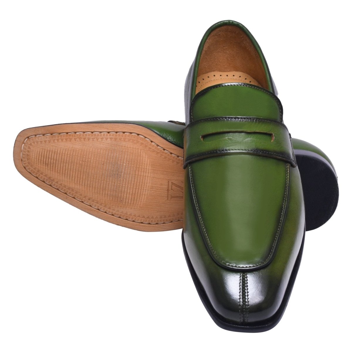 Liberty Zeno Charles Handmade Leather Slip - On Men Loafer Shoes