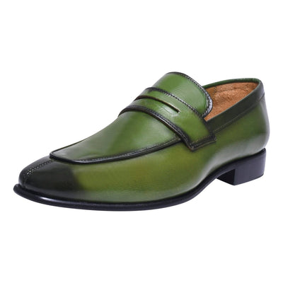 Liberty Zeno Charles Handmade Leather Slip - On Men Loafer Shoes