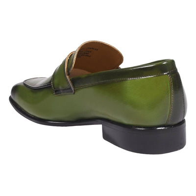 Liberty Zeno Charles Handmade Leather Slip - On Men Loafer Shoes