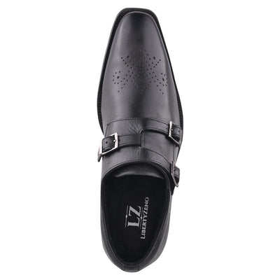 Liberty Zeno Chatswood Leather Oxford Style Monk Straps