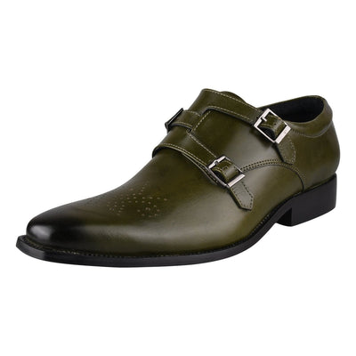 Liberty Zeno Chatswood Leather Oxford Style Monk Straps