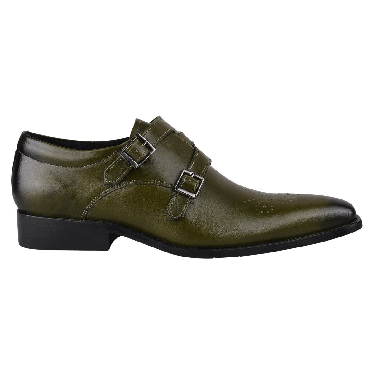 Liberty Zeno Chatswood Leather Oxford Style Monk Straps