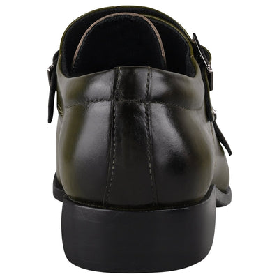 Liberty Zeno Chatswood Leather Oxford Style Monk Straps