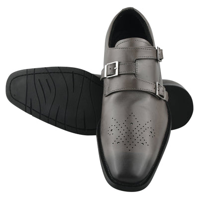Liberty Zeno Chatswood Leather Oxford Style Monk Straps