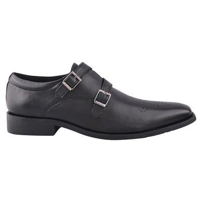 Liberty Zeno Chatswood Leather Oxford Style Monk Straps