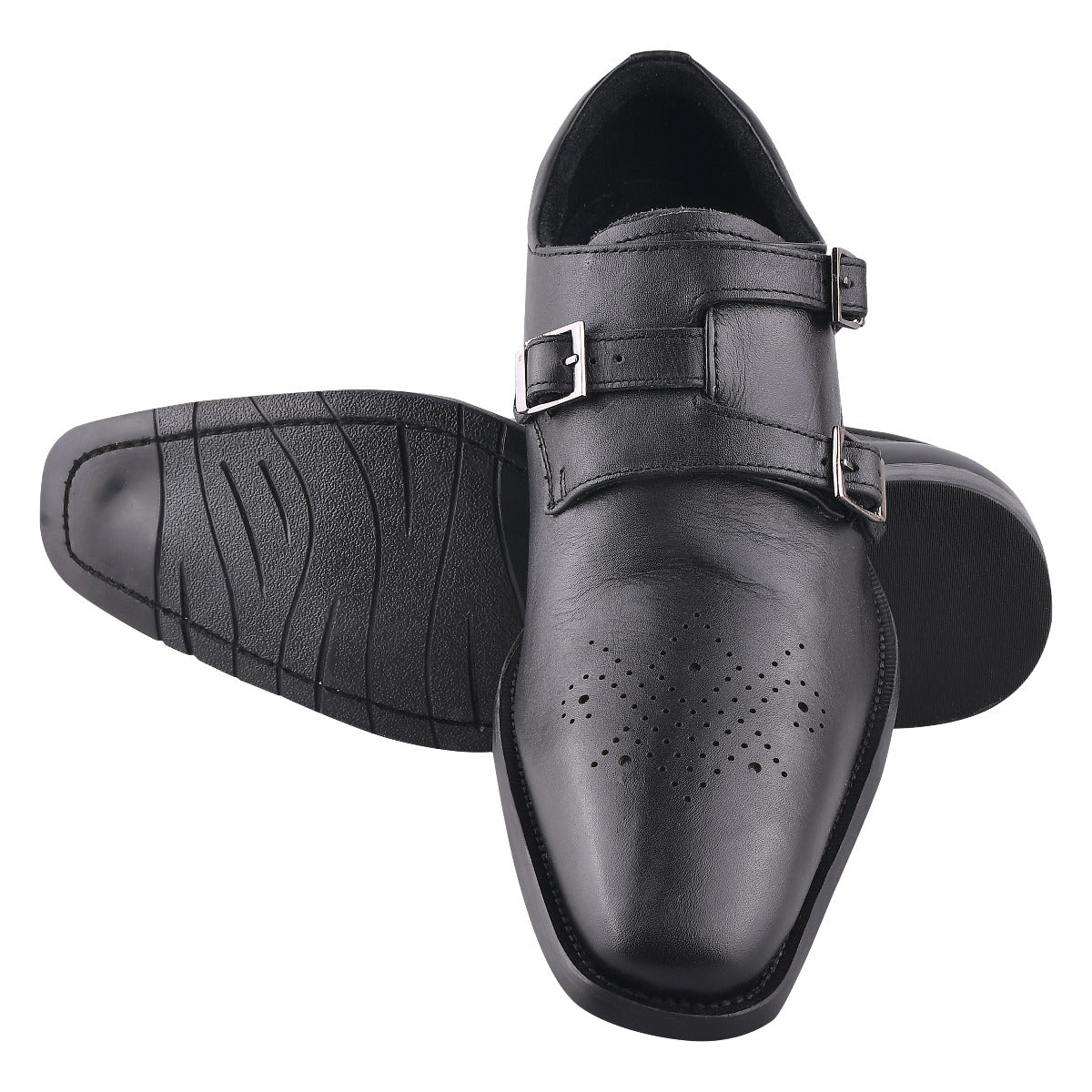 Liberty Zeno Chatswood Leather Oxford Style Monk Straps