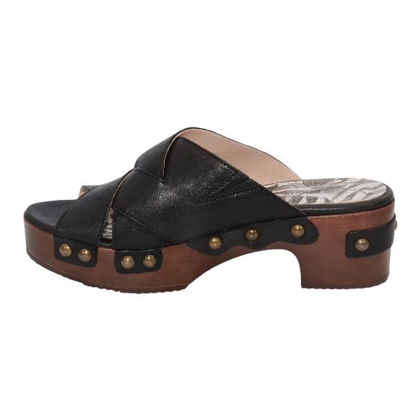 Eric Michael Chili Women’s Leather Block Heel Sandal