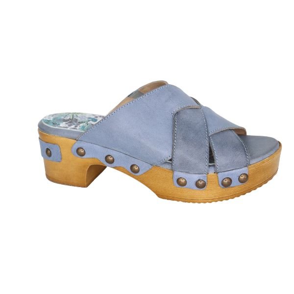 Eric Michael Chili Women’s Leather Block Heel Sandal
