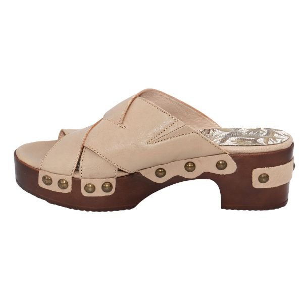 Eric Michael Chili Women’s Leather Block Heel Sandal
