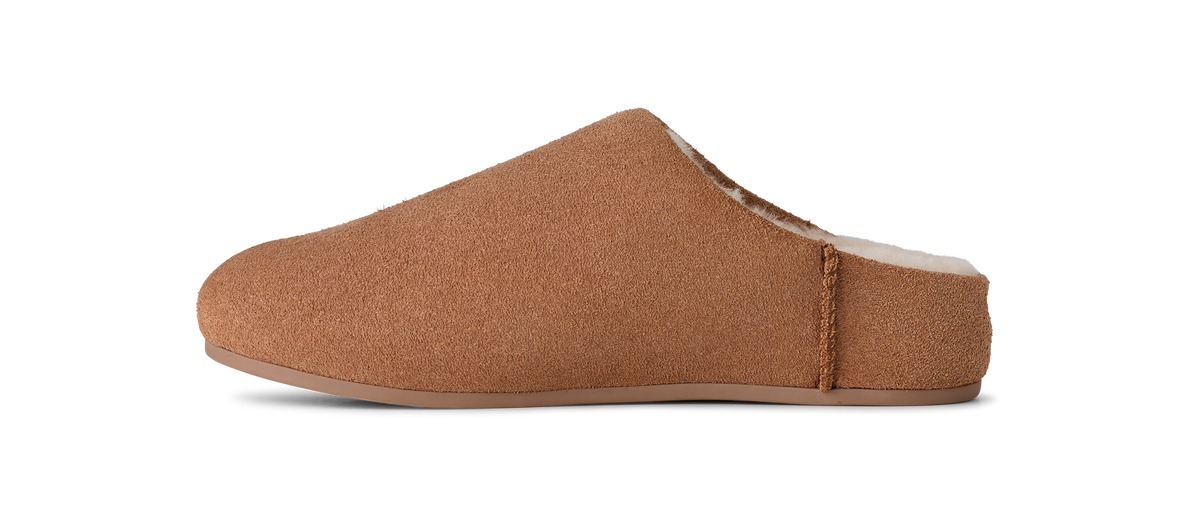 UGG Elea Womens Slip-On Slippers — Chestnut Suede