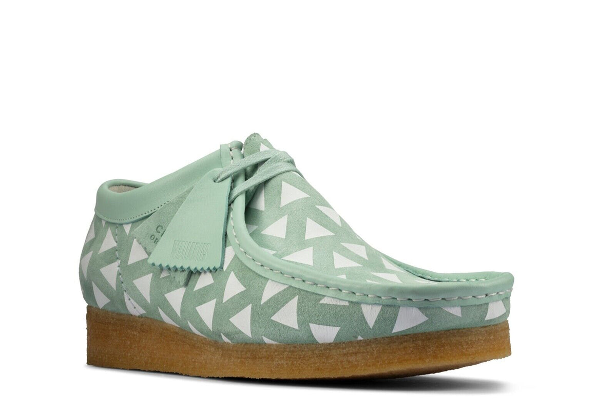 Clarks Originals Wallabee Low Men's Mint Green Suede 26160206
