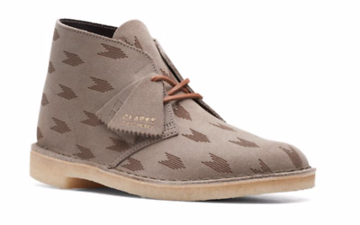 Clarks Originals Desert Boot Men's Gray Interest Suede 26165992