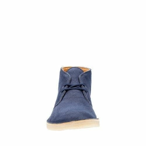 Clarks Originals Originals Desert Boots Men's Navy Blue Fabric 26131980