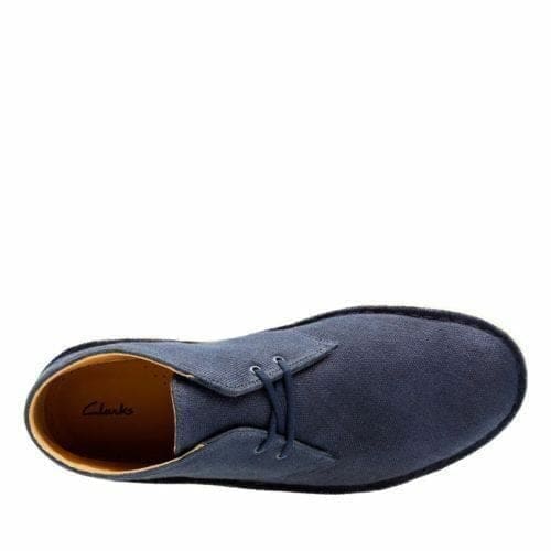 Clarks Originals Originals Desert Boots Men's Navy Blue Fabric 26131980