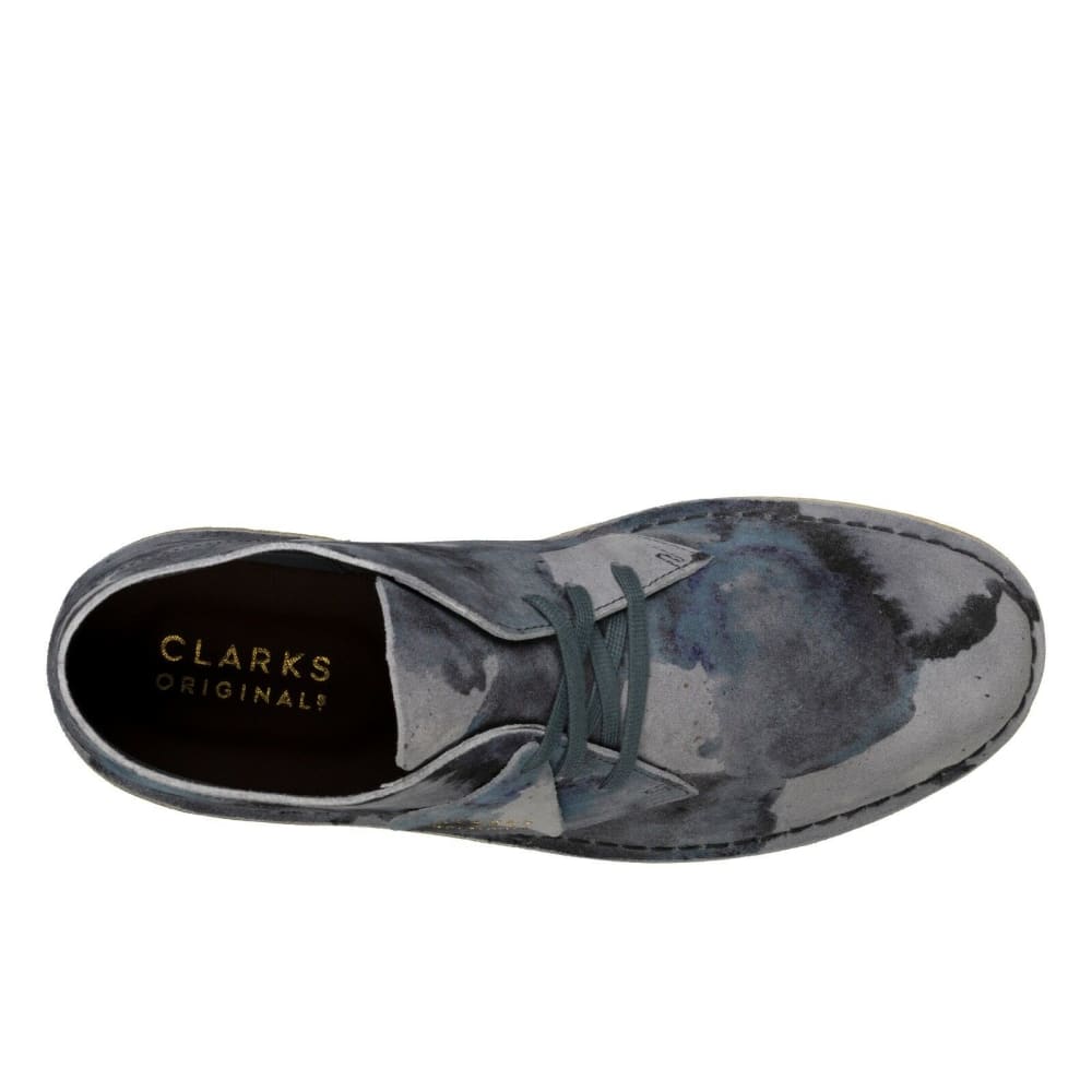 Clarks Originals Originals Desert Coal Boots Men's Blue Camo Suede 26160188