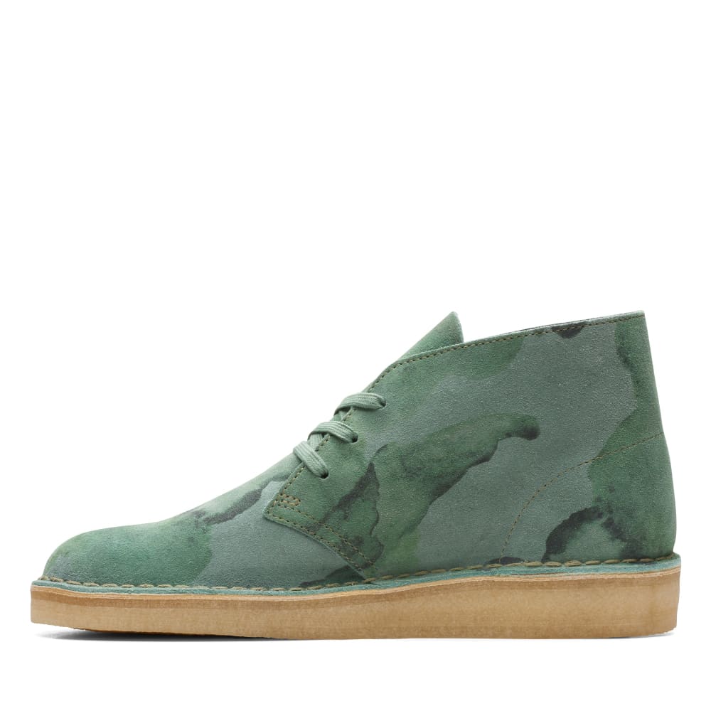 Clarks Originals Originals Desert Coal Boots Men's Dark Green Camo 26166172