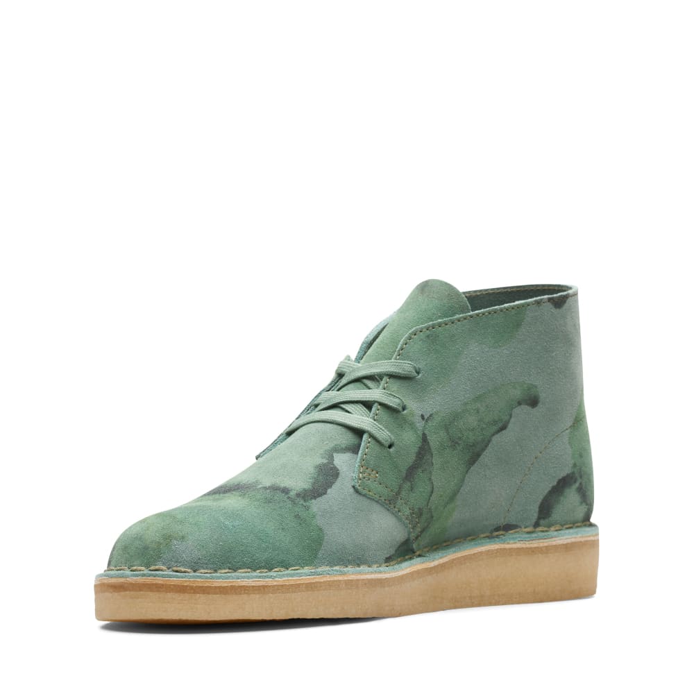Clarks Originals Originals Desert Coal Boots Men's Dark Green Camo 26166172